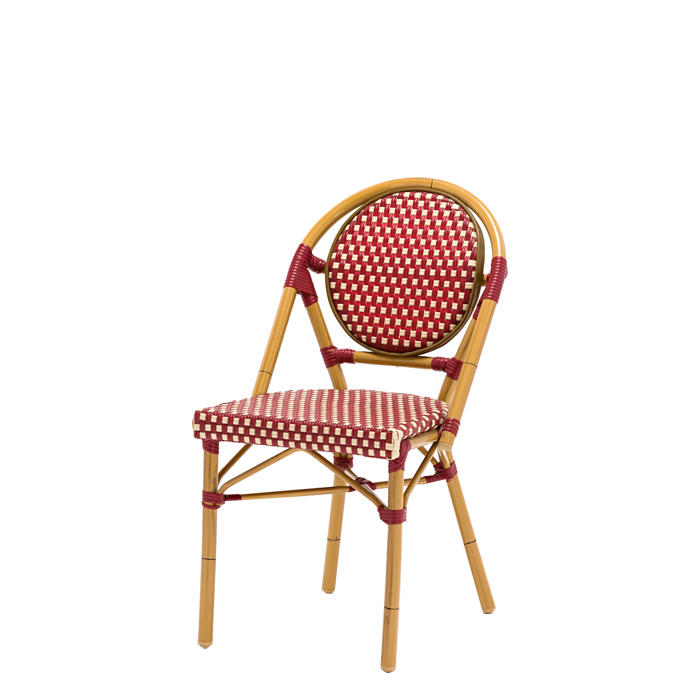 파리 카페 사이드 체어(Paris Café Side Chair)-레드