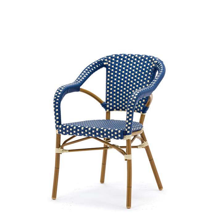 파리 카페 암 체어 - 블루(Paris Café Arm Chair-Blue)